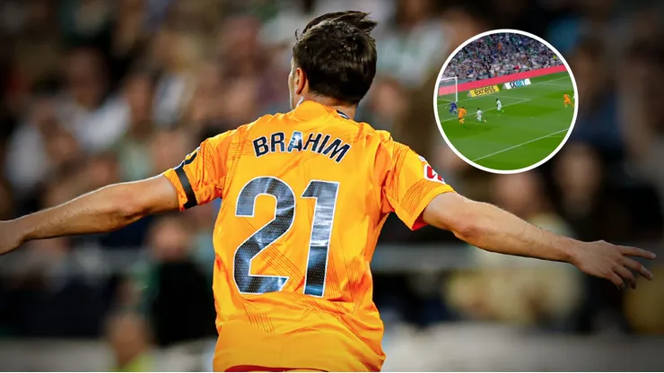 Brahim Díaz convirtió un golazo ante Betis