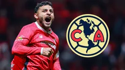 Alexis Vega, de Toluca, vinculado con el Club América.