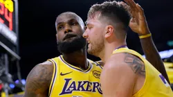 LeBron James y Luka Doncic.