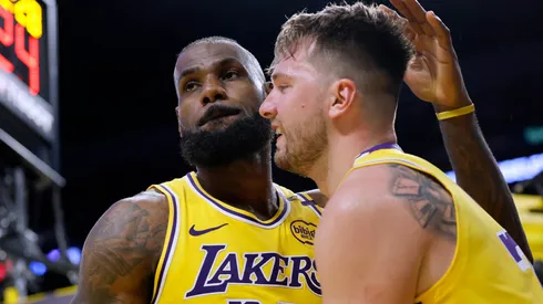 LeBron James y Luka Doncic.