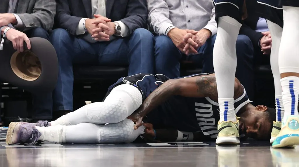 Kyrie Irving se lesionó en la NBA 2024-25. (Foto: Getty Images)