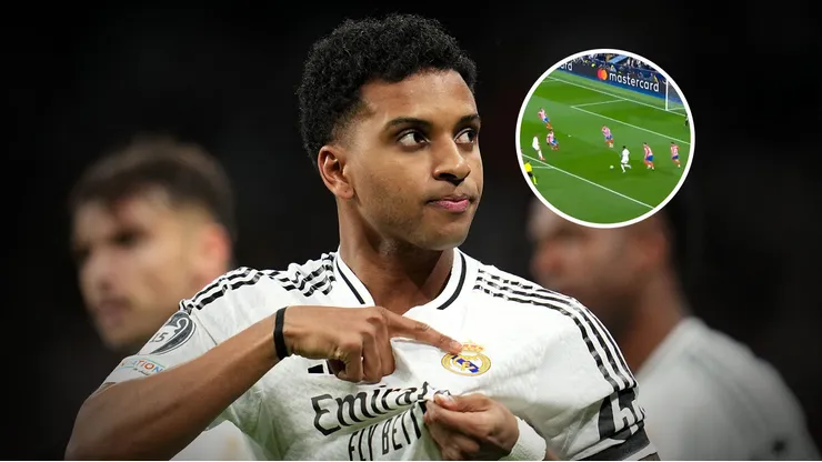 Rodrygo convirtió un golazo ante Atlético de Madrid