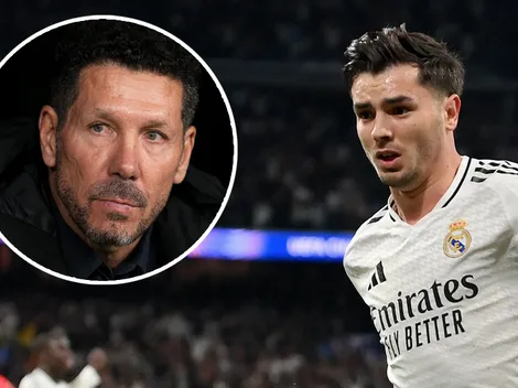La desafiante reacción de Brahim Diaz contra Diego Simeone tras anotar en Real Madrid vs. Atlético de Madrid