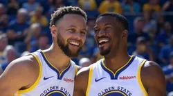 Stephen Curry y Jimmy Butler.