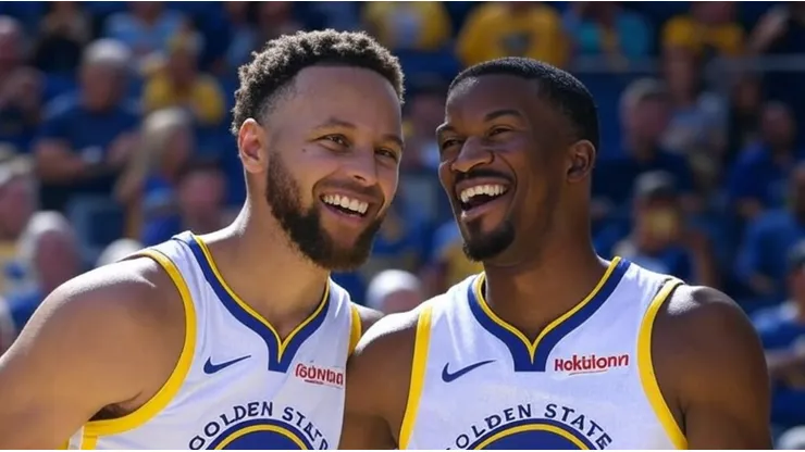 Stephen Curry y Jimmy Butler.