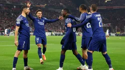 Los jugadores de PSG, a puro festejo.