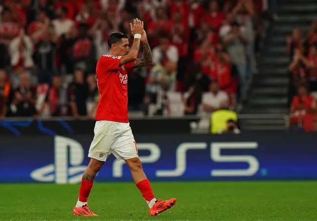 Benfica, sin Ángel Di María para enfrentar al Barca [Foto: Getty Images]