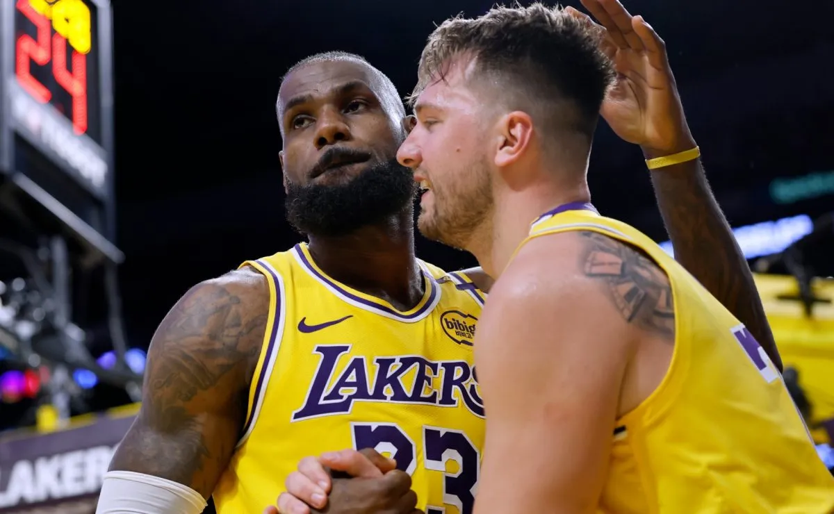 Luka Doncic asombrado por el récord histórico de LeBron James