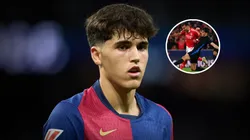 Pau Cubarsí vio la roja en la Champions League