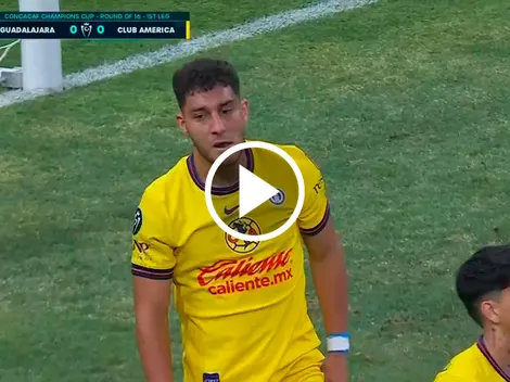 ¡Se abrió el Clásico Nacional! Así fue el increíble autogol de Cáceres para Chivas 1-0 América