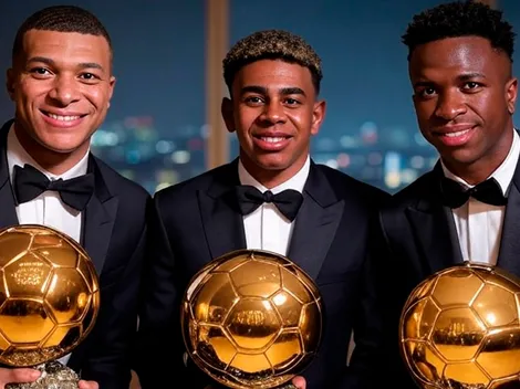 Mbappé, Vinicius, Lamine y más: IA precide los próximos 20 ganadores del Balón de Oro