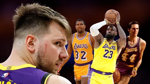 Luka Doncic, a la par de Magic Johnson, LeBron James y Jerry West en Lakers