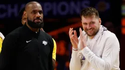 LeBron James y Luka Doncic.