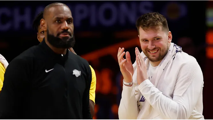 LeBron James y Luka Doncic.