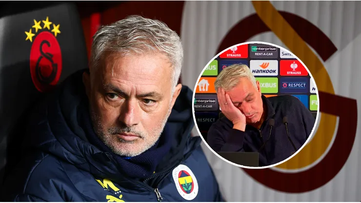 José Mourinho, entrenador de Fenerbahçe, se puso a dormir en la conferencia de prensa