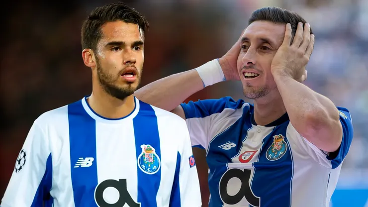 Diego Reyes y Héctor Herrera con la playera del Porto