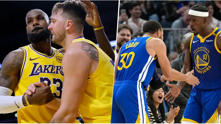 Los Angeles Lakers y los Golden State Warriors encandilan a la NBA con el gran presente que atraviesan.