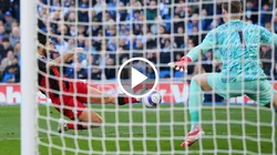 Raúl Jiménez marcó el primer gol del partido en Brighton vs. Fulham