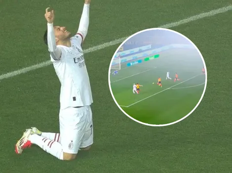 El polémico gol anulado de Santi Giménez antes del minuto en Lecce vs. Milan