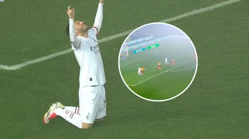 Santiago Giménez marcó en offside para el AC Milan