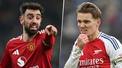 Manchester United y Arsenal chocan en un partidazo.