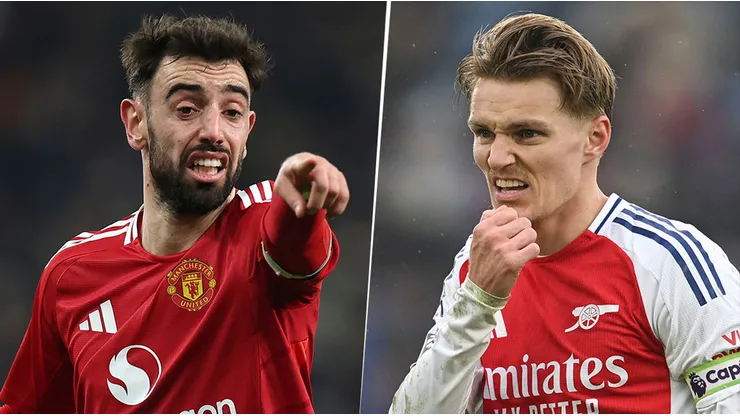 Manchester United y Arsenal chocan en un partidazo.