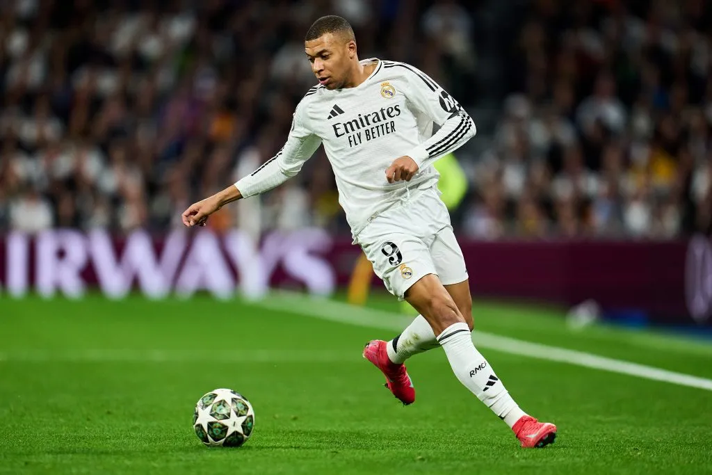 Mbappé anotó 28 goles en 41 partidos desde su llegada a Real Madrid. (Getty Images)