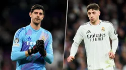 Thibaut Courtois y Federico Valverde, estrellas del Real Madrid
