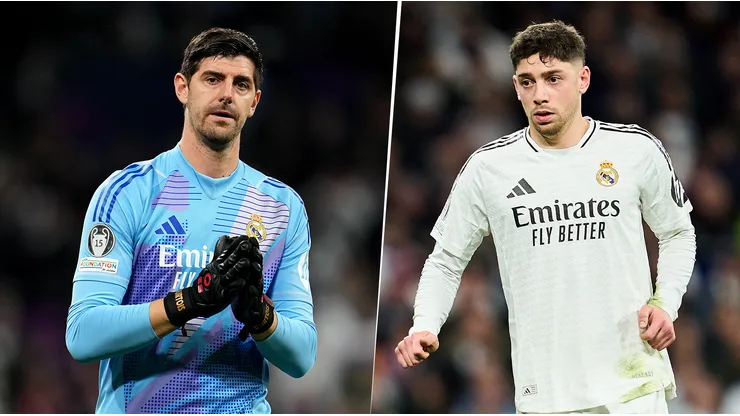 Thibaut Courtois y Federico Valverde, estrellas del Real Madrid