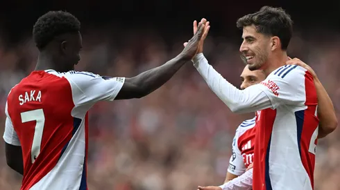 Tanto Bukayo Saka como Kai Havertz serán baja para el Arsenal vs. Manchester United.