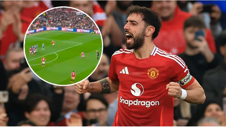 Bruno Fernandes marcó el 1-0 de Manchester United sobre Arsenal