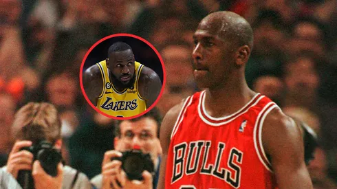 LeBron James y Michael Jordan.