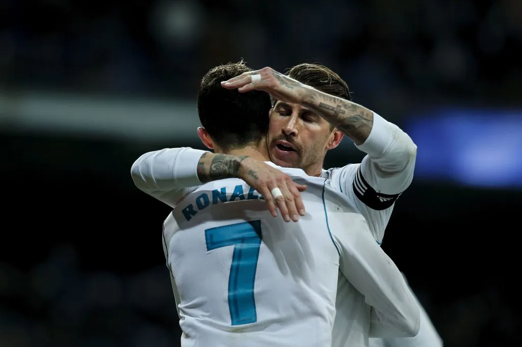 Sergio Ramos y Cristiano Ronaldo en Real Madrid (Getty Images)