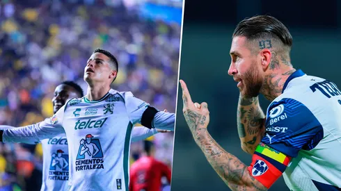 James Rodríguez y Sergio Ramos