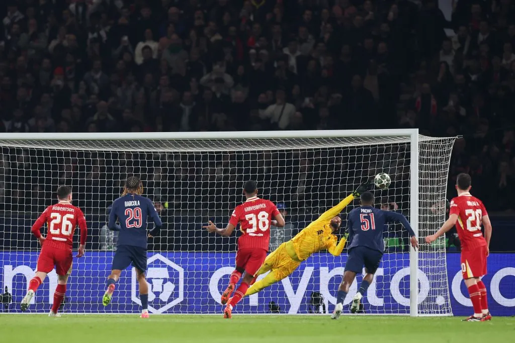PSG vs. Liverpool en París (Getty Images)