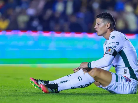 La furiosa reacción de James Rodríguez tras la derrota de León ante Santos Laguna