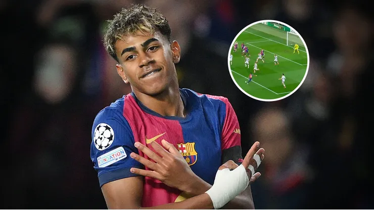 Lamine Yamal hizo maravillas ante Benfica