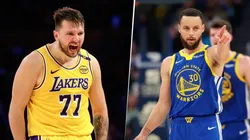 Luka Doncic y Stephen Curry