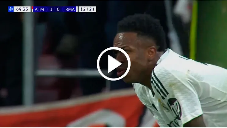 Vinicius Jr falló su penal y todo sigue empatado.