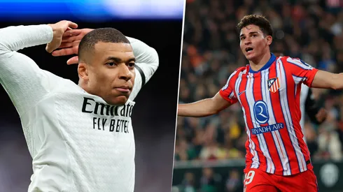 Kylian Mbappé y Julián Álvarez