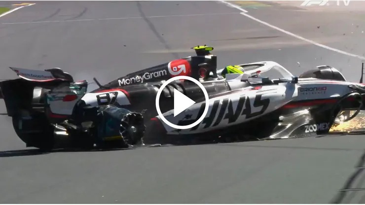 Oliver Bearman chocó en la FP1 del GP de Australia 2025