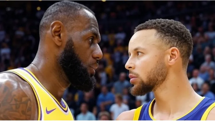 LeBron James y Stephen Curry.
