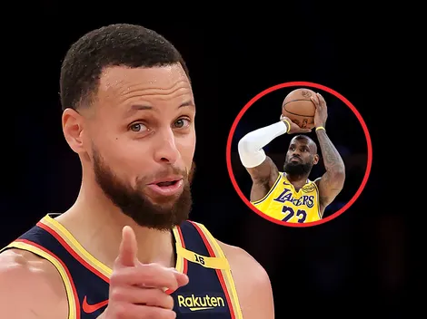 Los triples de Stephen Curry comparados con los de LeBron James