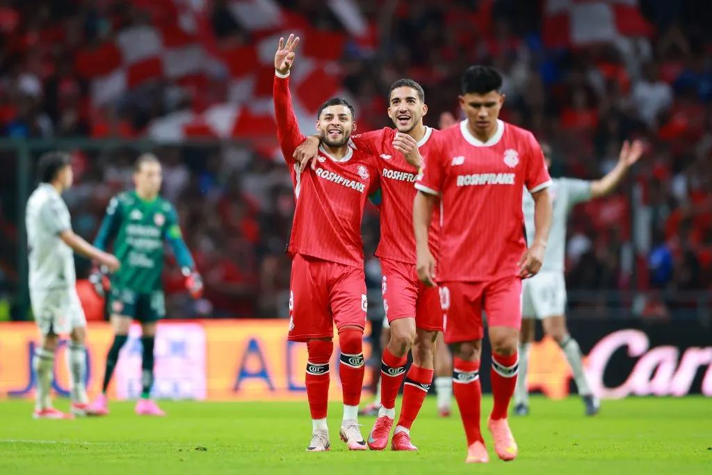 Toluca venció a Necaxa por 5-2 en su anterior compromiso. (Getty Images)