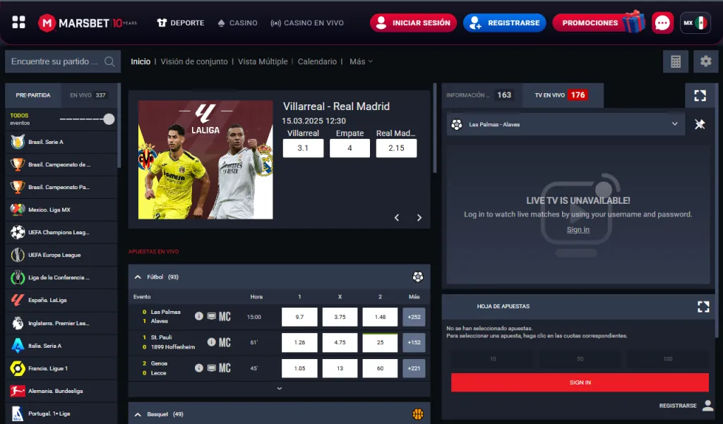 Marsbet bono de bienvenida deportes