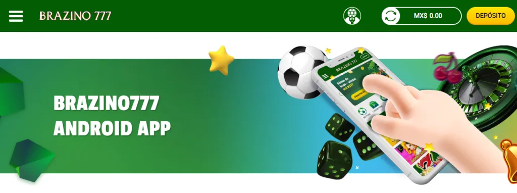 app para poner el código promocional Brazino777