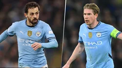 Bernardo Silva y Kevin De Bruyne no serán titulares en el duelo de Manchester City ante Brighton