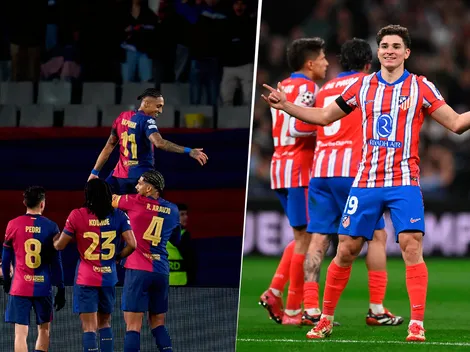 Las alineaciones de Atlético de Madrid vs. Barcelona por LaLiga de España 2024-25