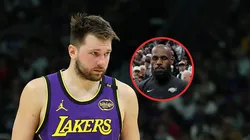 Luka Doncic y LeBron James.