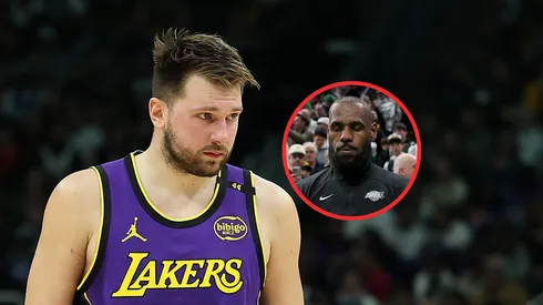 Luka Doncic y LeBron James.